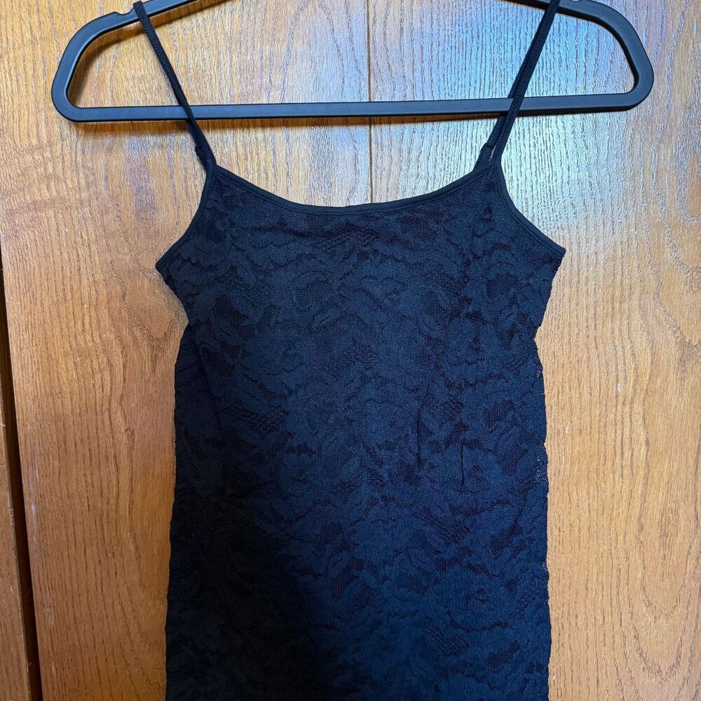 Ann Taylor Black Lace Camisole in XS